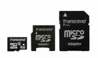 Transcend microSDHC 4GB + 2 Adapters (TS4GUSDHC6-2) Transcend microSDHC 4GB + 2 Adapters (TS4GUSDHC6-2)